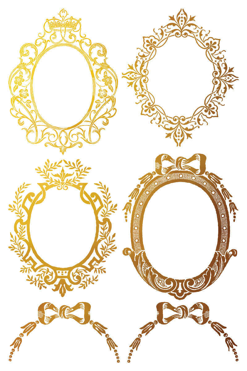IOD- Petits Ornaments Foil TRANSFER PAD 8" x 12"
