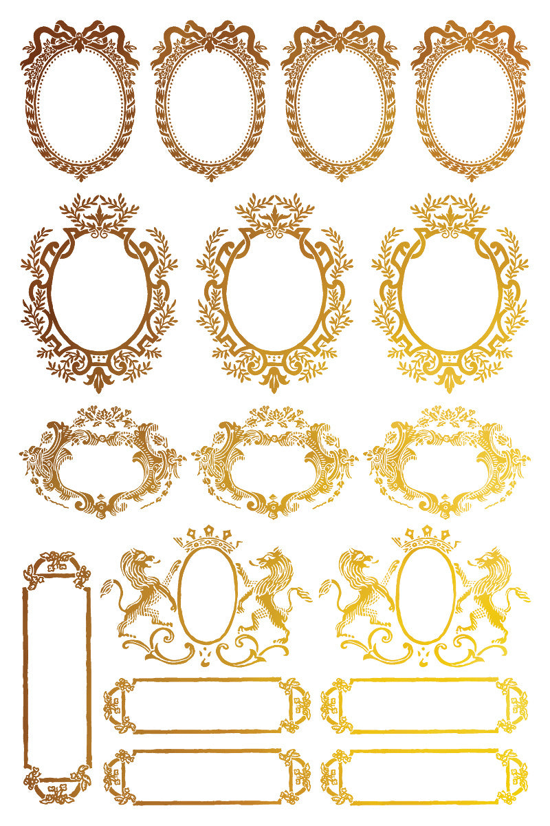 IOD- Petits Ornaments Foil TRANSFER PAD 8" x 12"