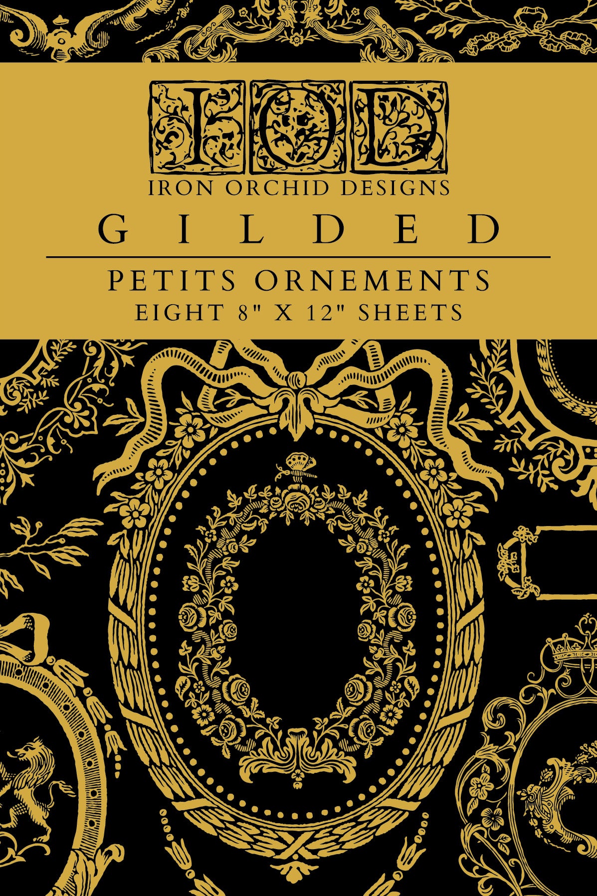 IOD- Petits Ornaments Foil TRANSFER PAD 8" x 12"