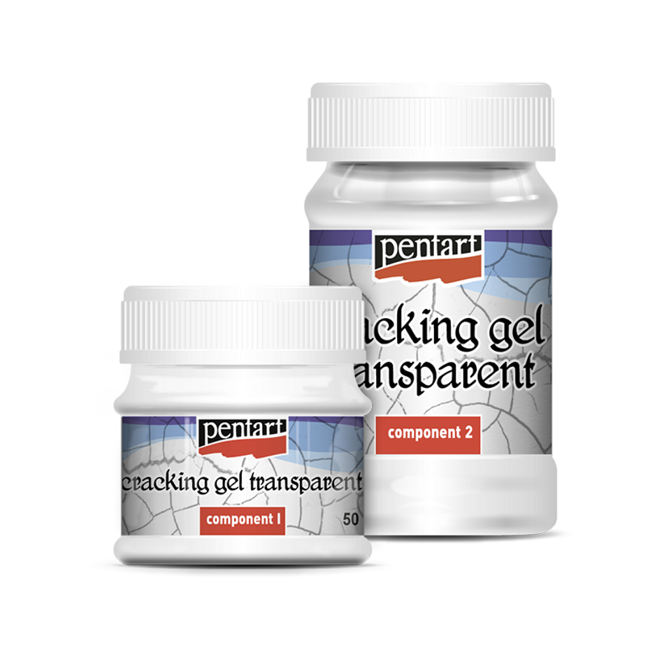 Cracking Gel Transparent - 2 part 50ml Pentart (Cop)