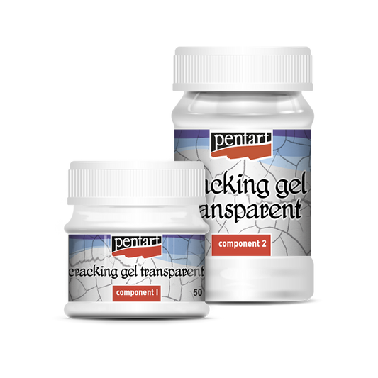 Cracking Gel Transparent - 2 part 50ml  Pentart (Cop)
