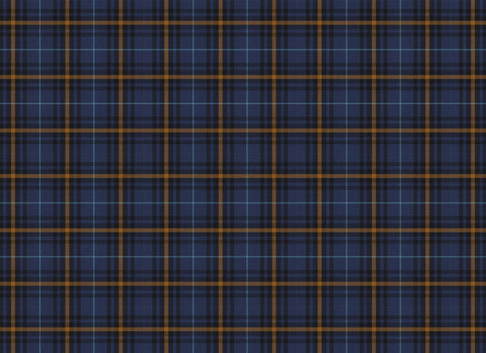 Blue Tartan Decoupage Paper - Roycycled