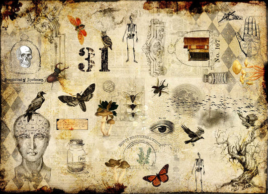 Halloween Masterboard 2 Decoupage Paper - Roycycled