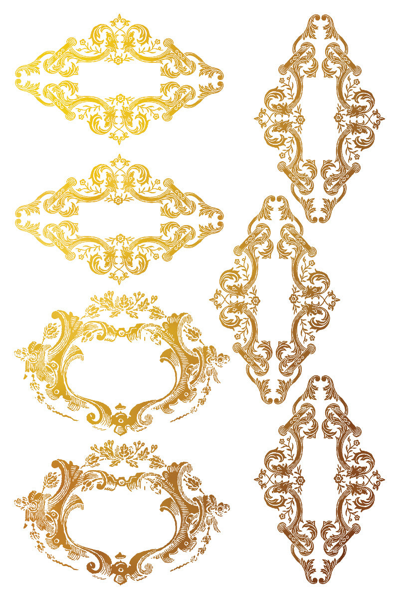 IOD- Petits Ornaments Foil TRANSFER PAD 8" x 12"