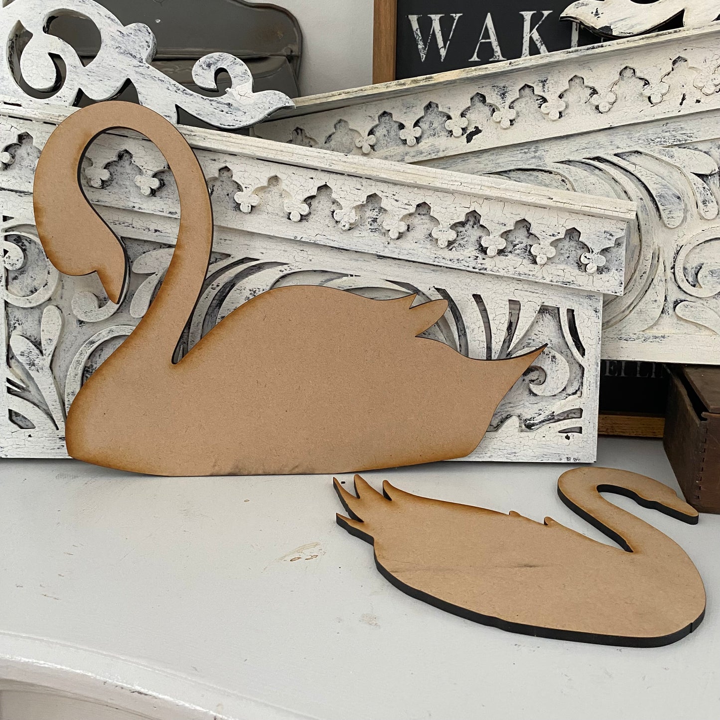 DIY - Swan 2 piece set