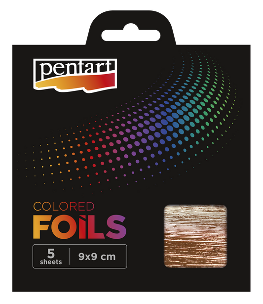Colored Foils - Pentart 14 x 14 sheets