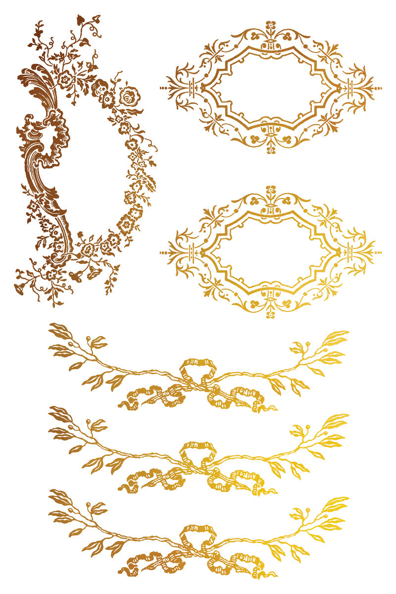 IOD- Petits Ornaments Foil TRANSFER PAD 8" x 12"