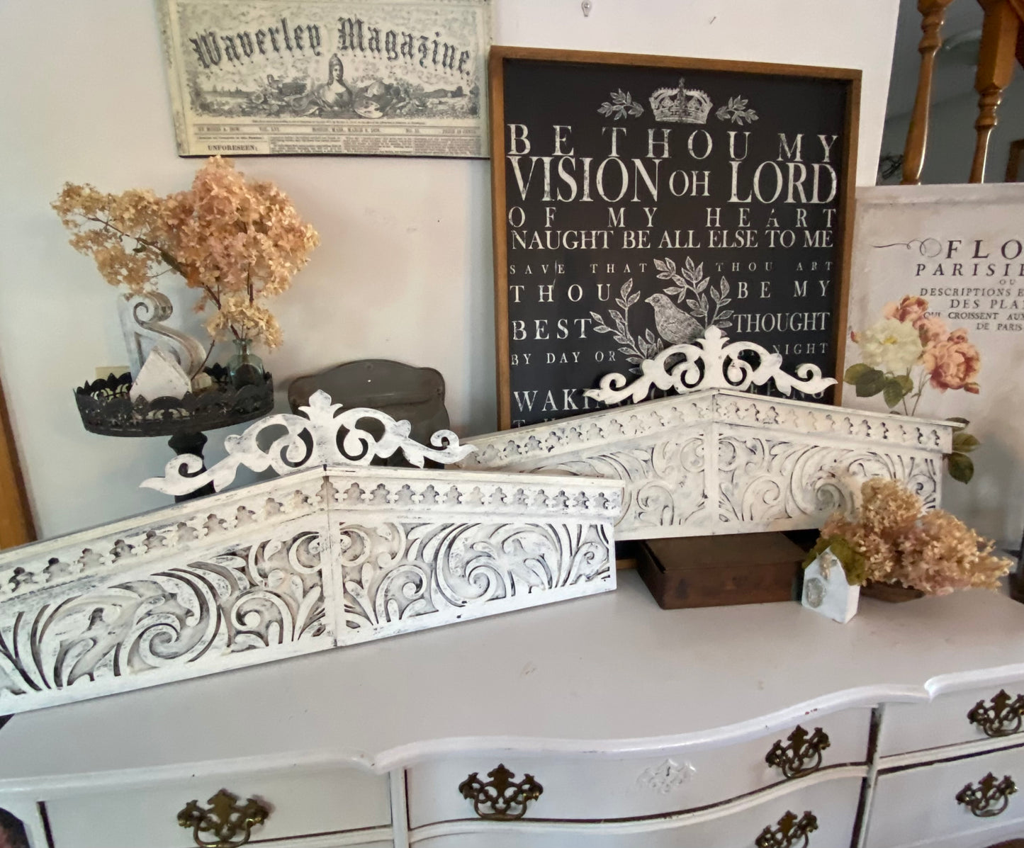 DIY Kit- Vintage Inspire Salvaged Architectural Pendiment for the Creative Course Collab