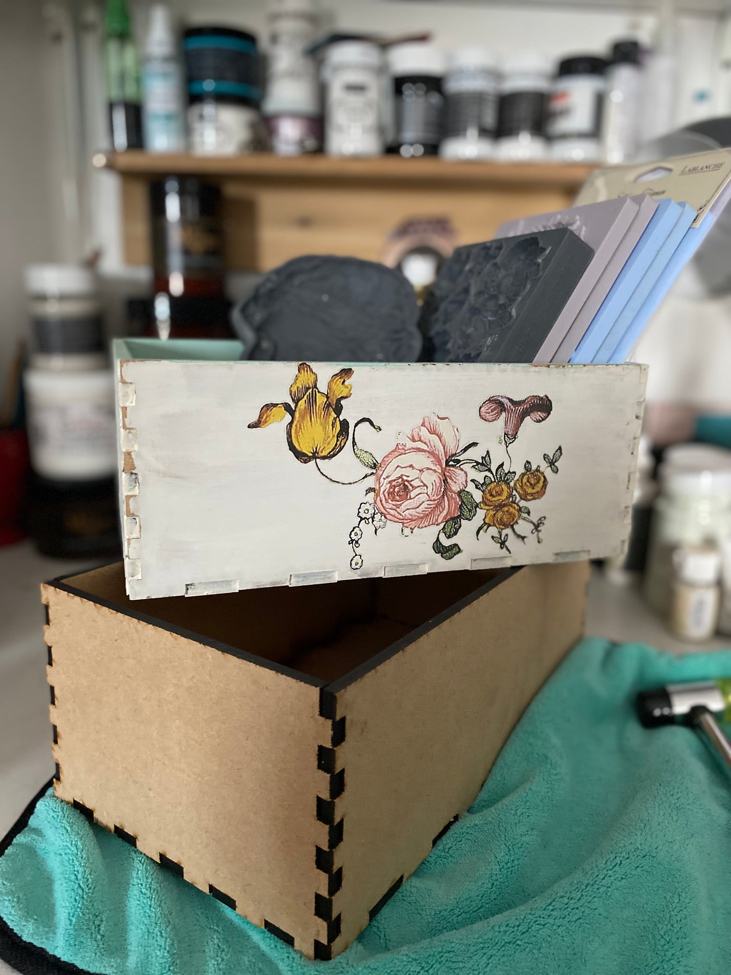 Faux Brick mould Decor box ✨ Larger size for IOD moulds ~ DIY Surface