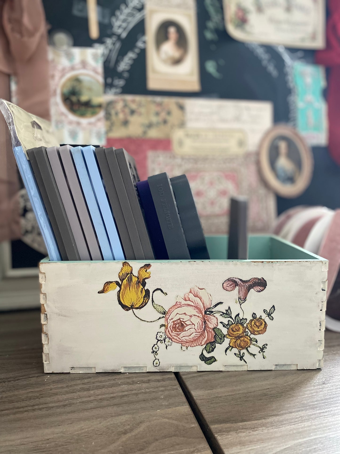 Faux Brick mould Decor box ~ DIY Surface