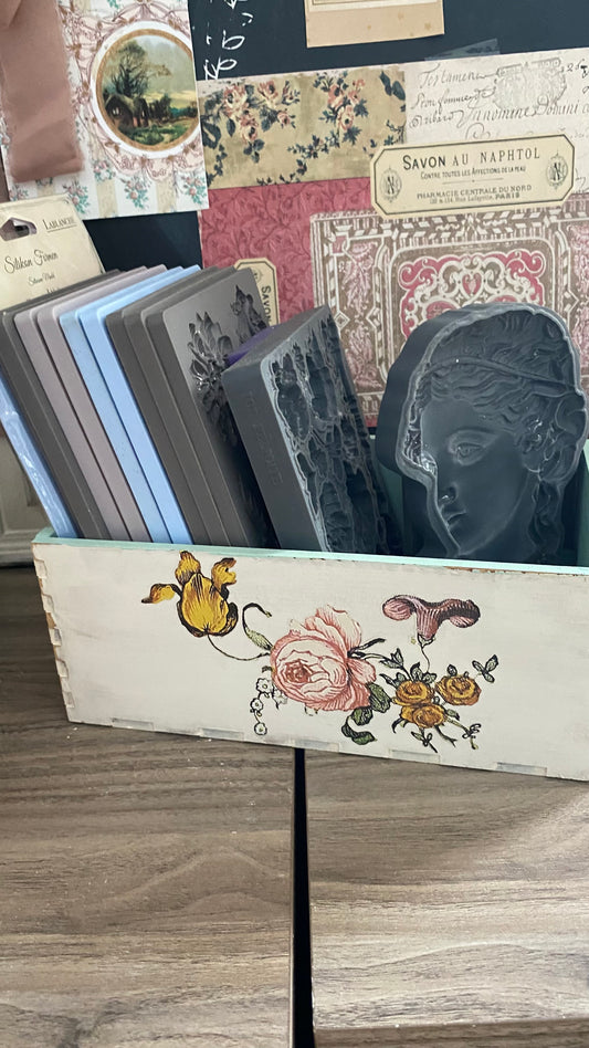 Faux Brick mould Decor box ~ DIY Surface