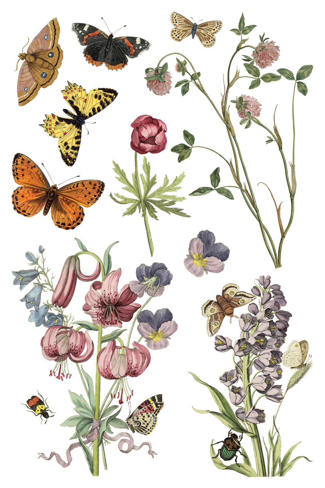 Wilde Bloemen IOD - TRANSFER 8 x 12” PAD