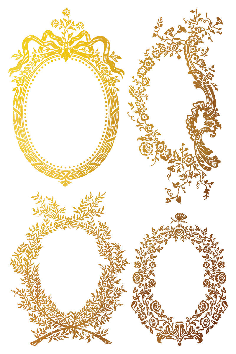 IOD- Petits Ornaments Foil TRANSFER PAD 8" x 12"
