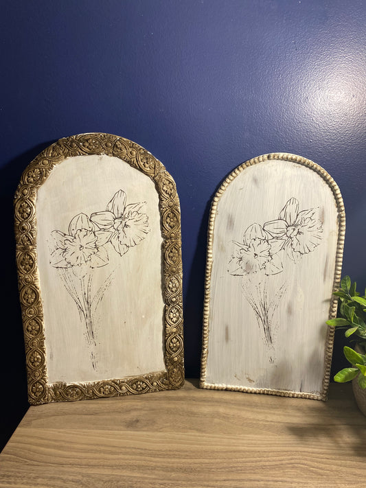 DIY Arched Frame - unfinished
