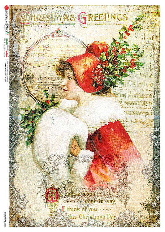 Christmas 0336- Paper Designs Rice Paper