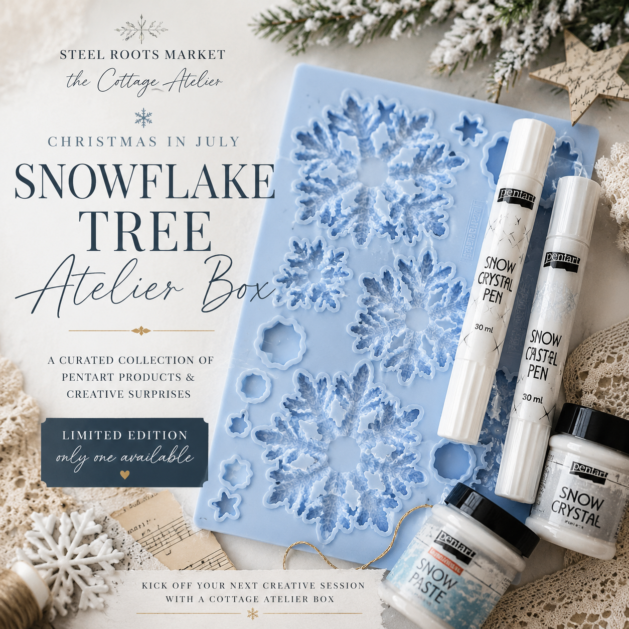 Snowflake Tree Atelier Box Limited Edition • One Available
