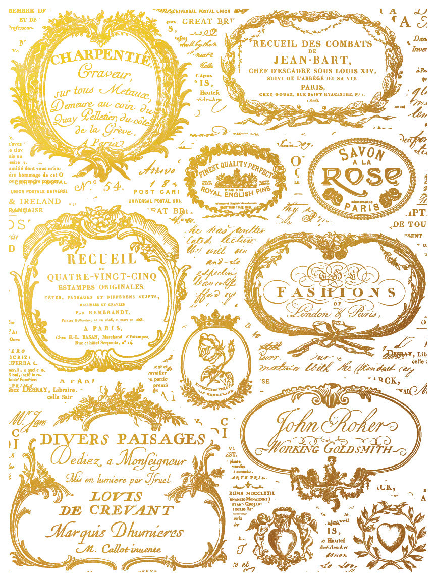 Etiquettes IOD Foil TRANSFER PAD 12" x 16"