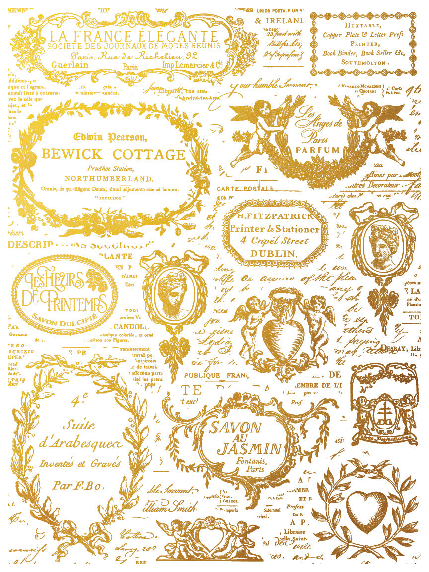Etiquettes IOD Foil TRANSFER PAD 12" x 16"