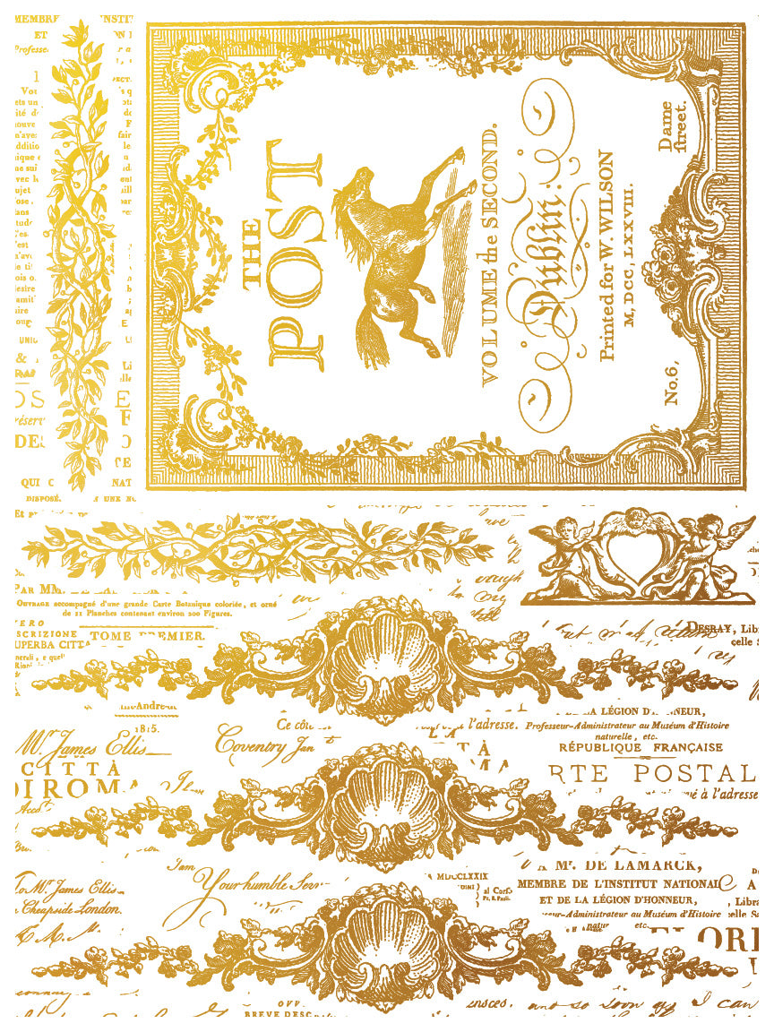 Etiquettes IOD Foil TRANSFER PAD 12" x 16"