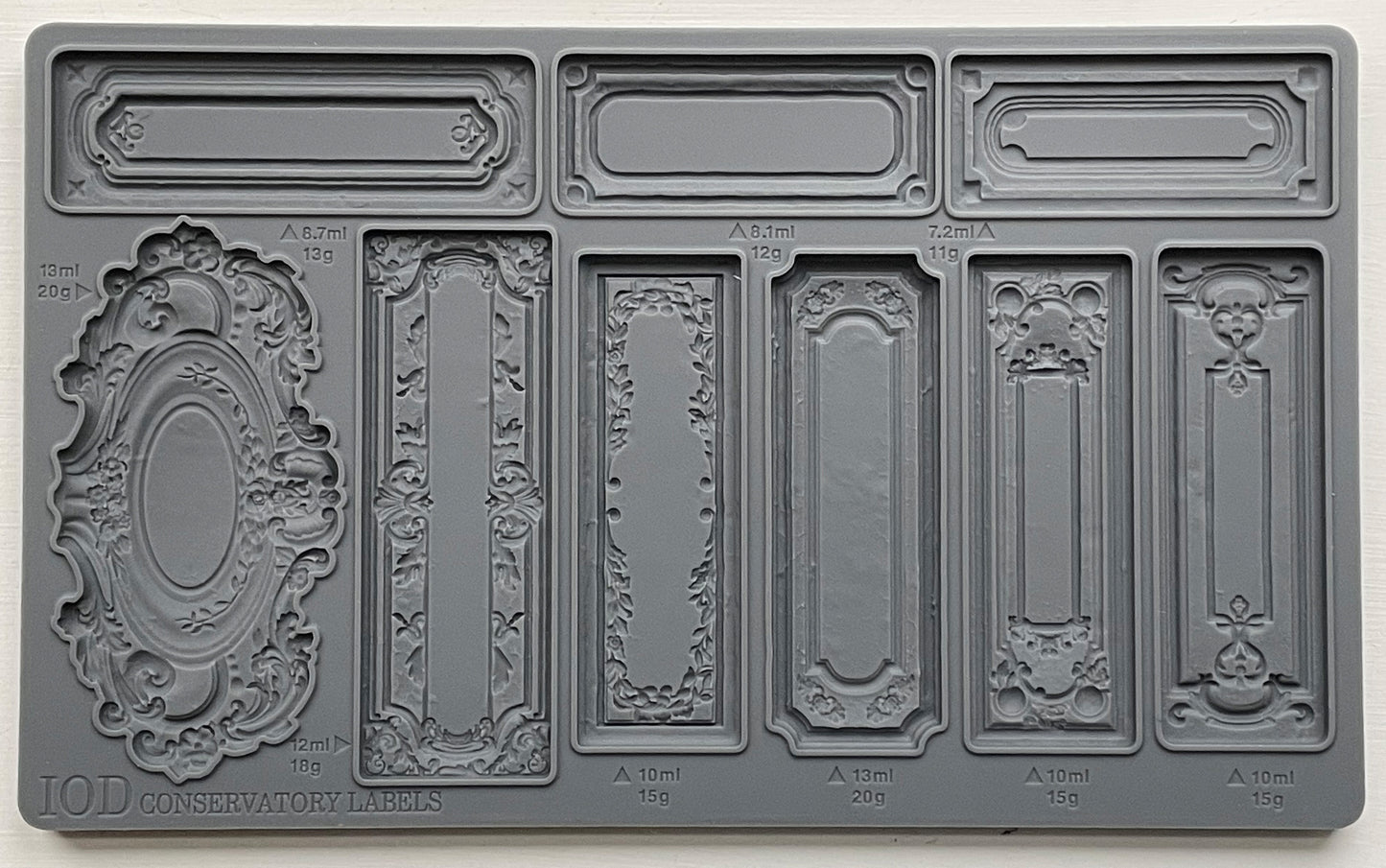 IOD - Conservatory Labels Décor Mould