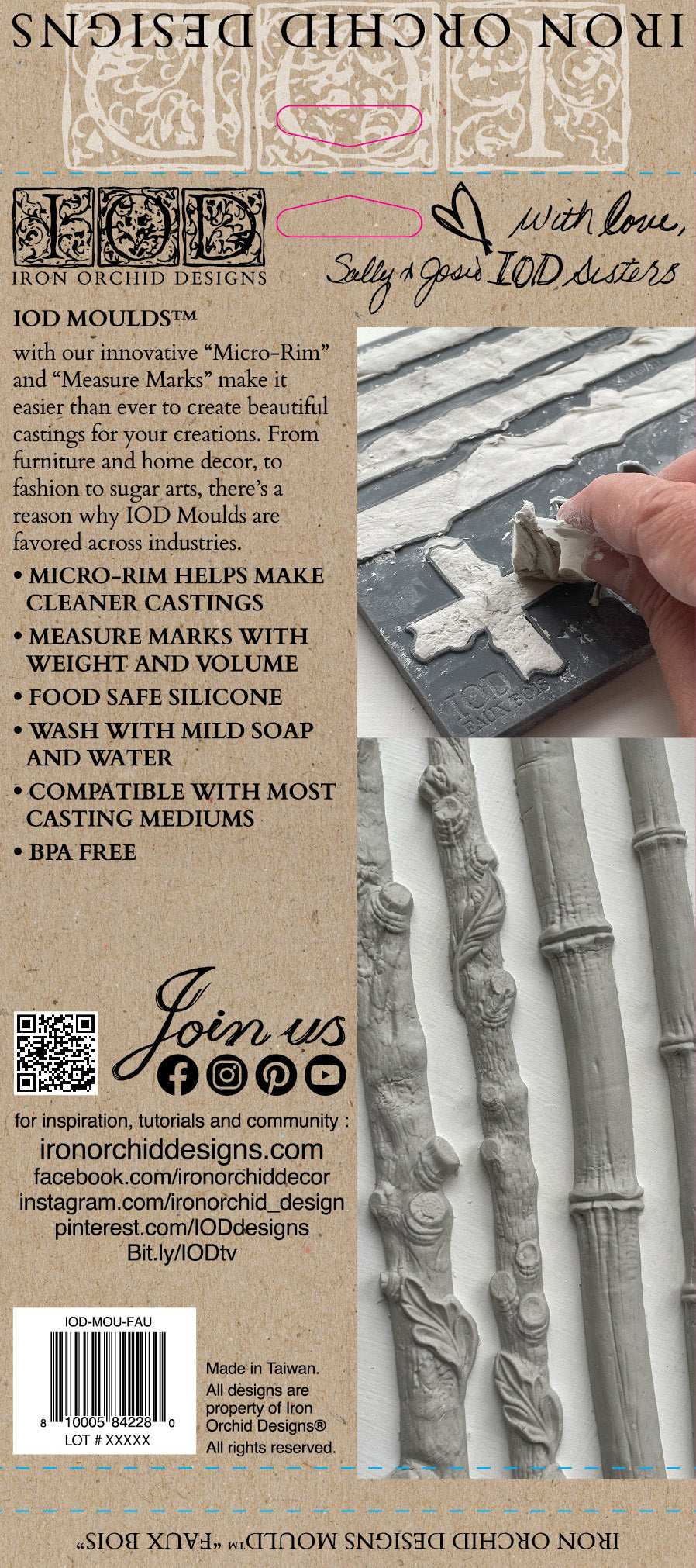 IOD - Faux Bois Décor Mould