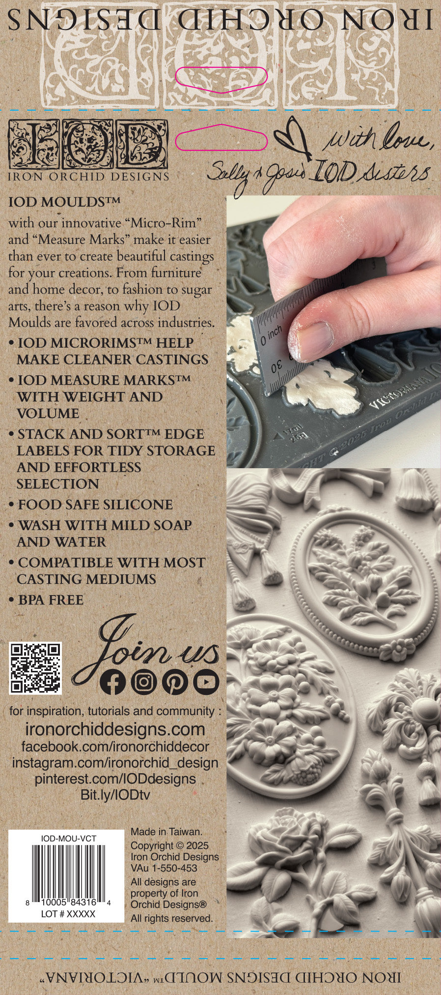 Pre- Order IOD - Victoriana Décor Mould