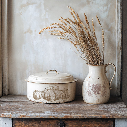 IOD Autumn Blessings 12×12 DECOR STAMP