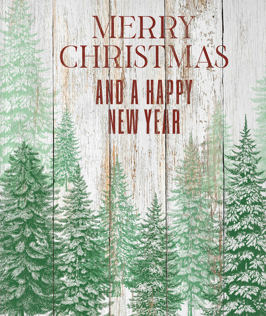 Winter Forest IOD 12 x 12 Decor Stamp