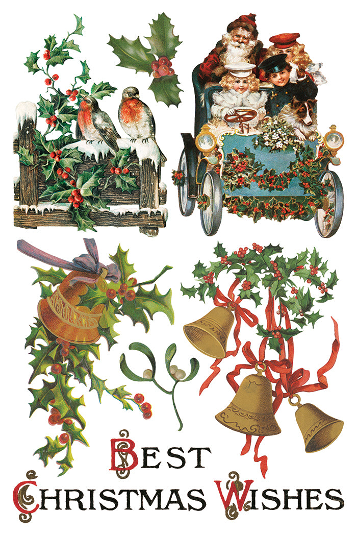 PRE- ORDER IOD - Christmas Joy TRANSFER 8 x 12ā PAD
