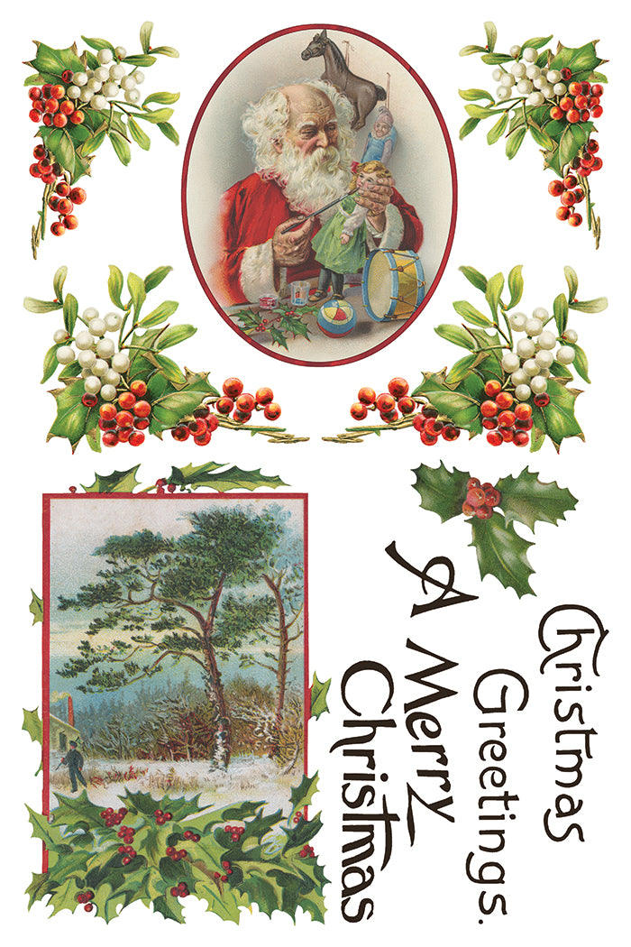 PRE- ORDER IOD - Christmas Joy TRANSFER 8 x 12ā PAD