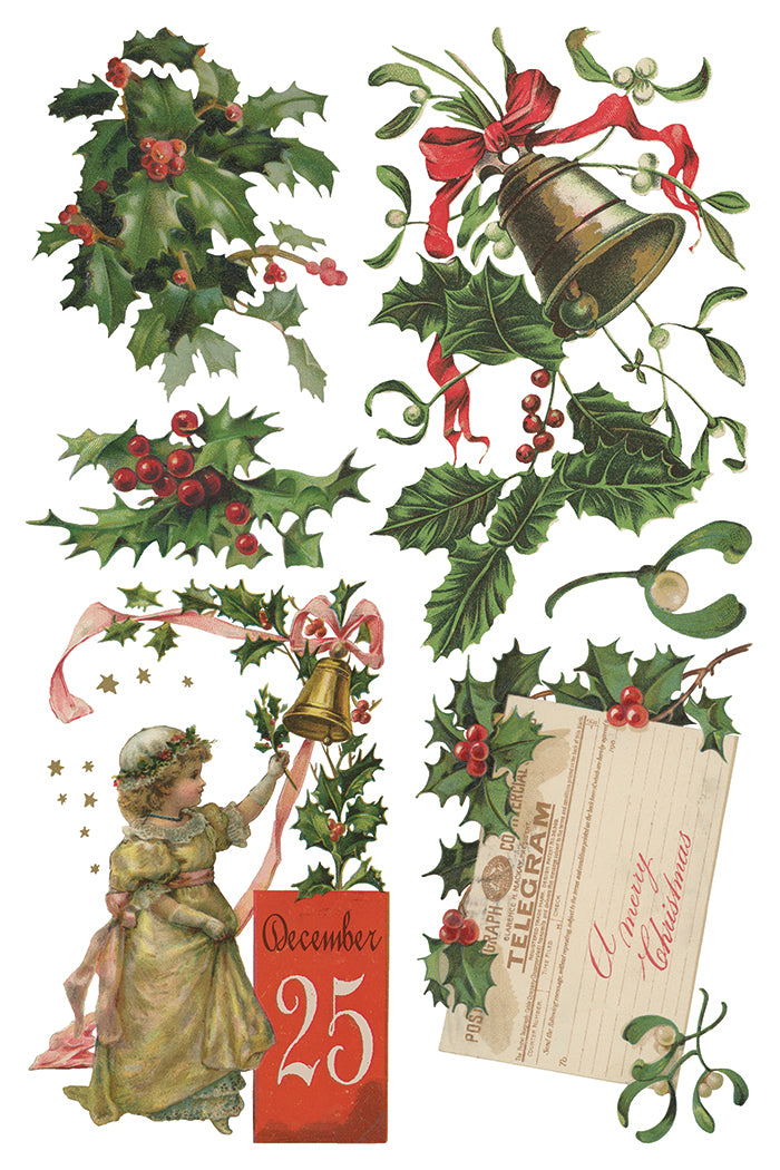 PRE- ORDER IOD - Christmas Joy TRANSFER 8 x 12ā PAD