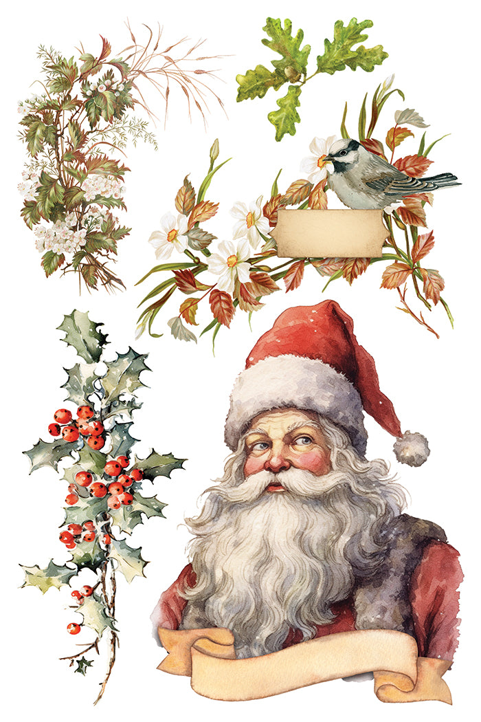 Pre- Order - IOD - Santa's Hallow TRANSFER 8 x 12ā PAD -
