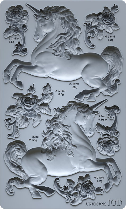 IOD - Unicorns Décor Mould