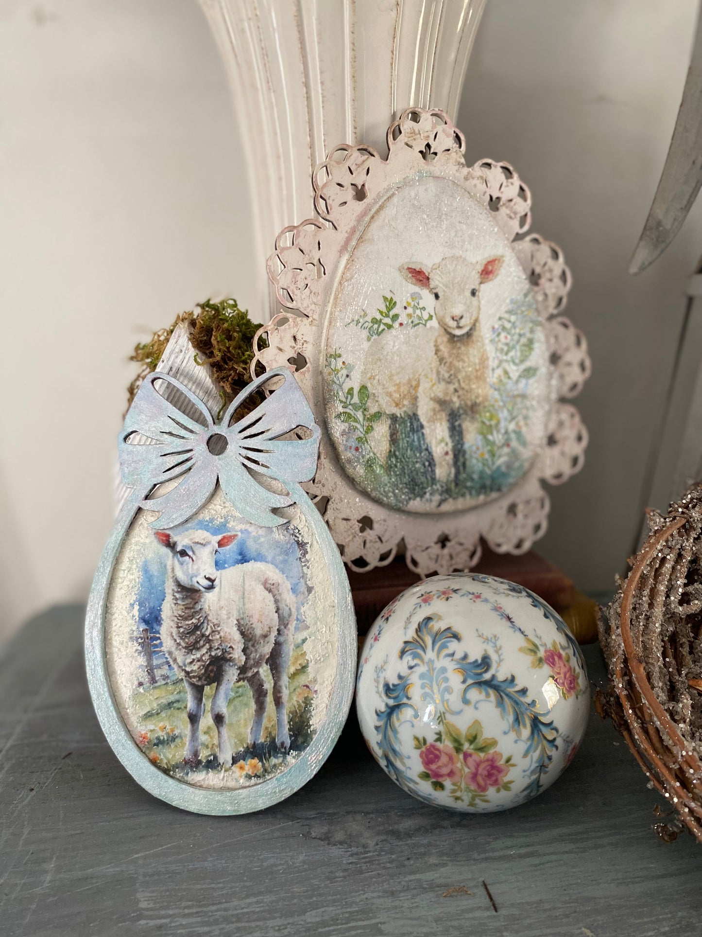 Layered Easter Egg Bow Frame – MDF Craft Surface for Easter DIY Decor