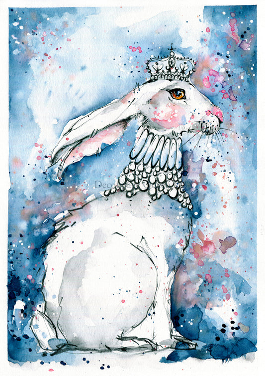 Augustus Blue A4 Rice Paper Decoupage Queen - Toni Burt