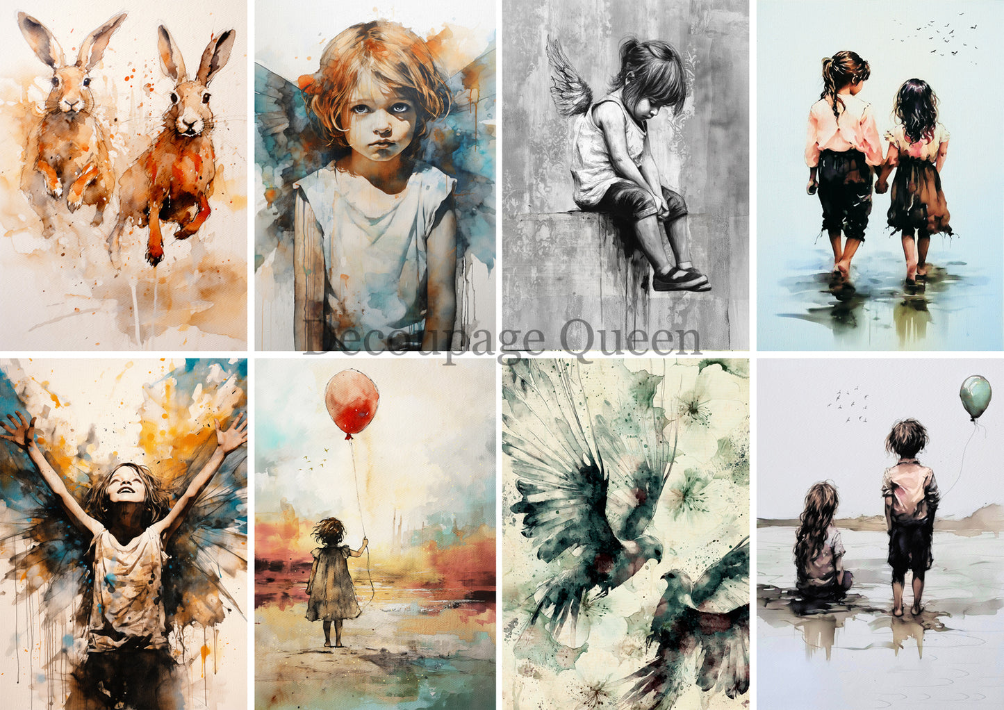 Summer 2025 Andy Skinner Complete Pack w/ Bonus Paper ~ A4 Rice Paper Decoupage Queen (Copy)