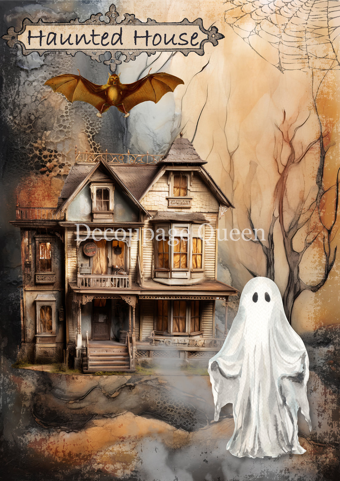 Haunted Homecoming -A4 Rice Paper