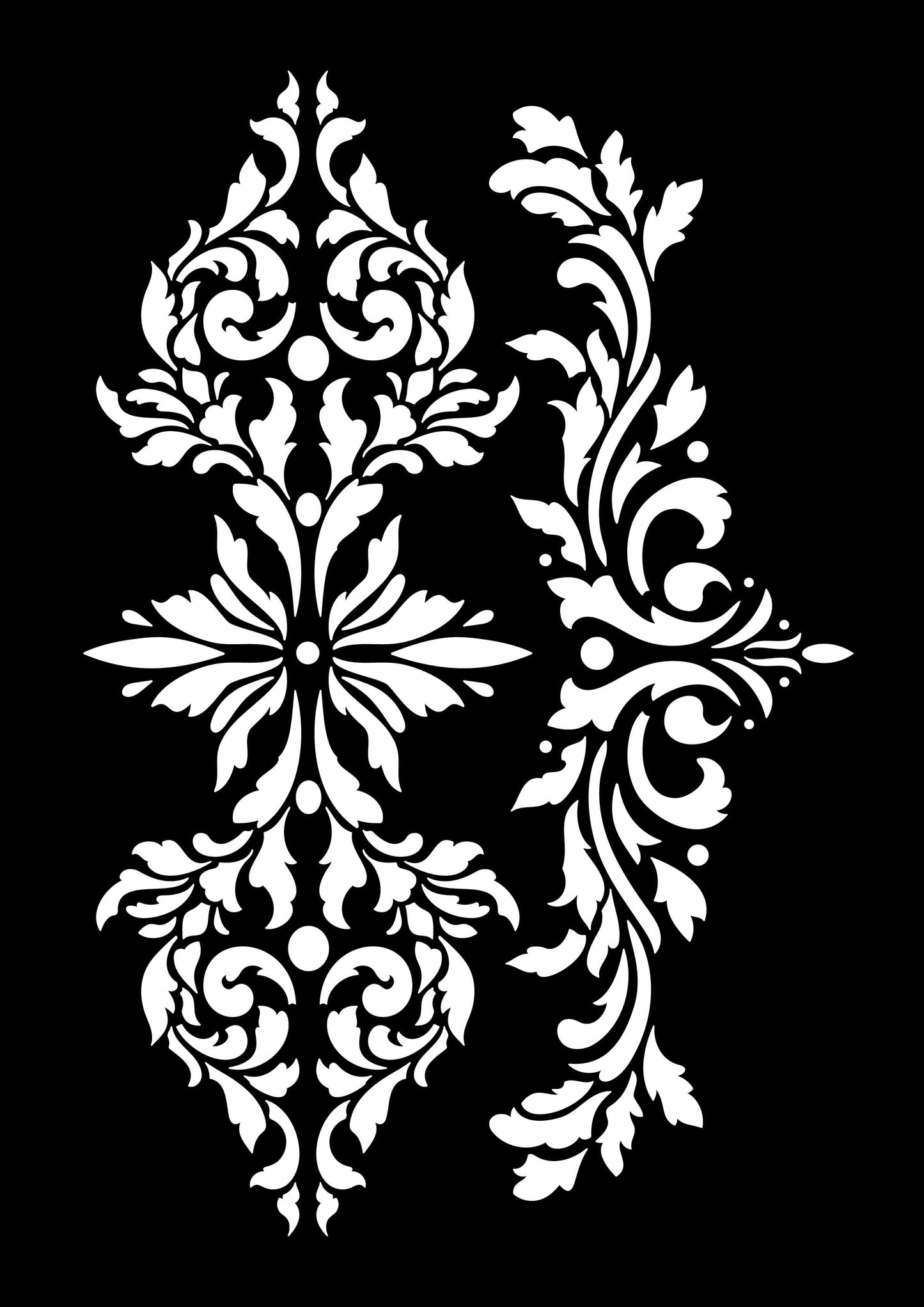 Decoupage Queen Stencil, 0017