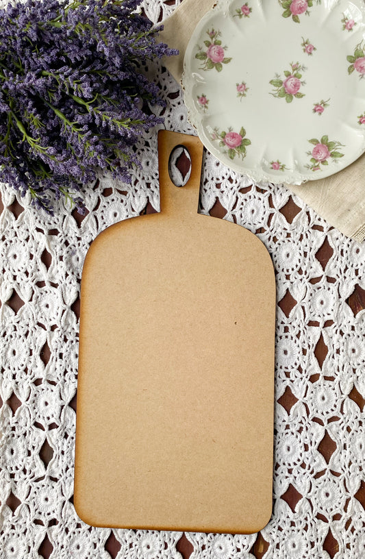 Vintage-Inspired Faux Cutting Board – Decorative DIY Surface