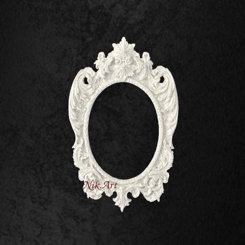 Nik-Art 3D Ornament white - #814