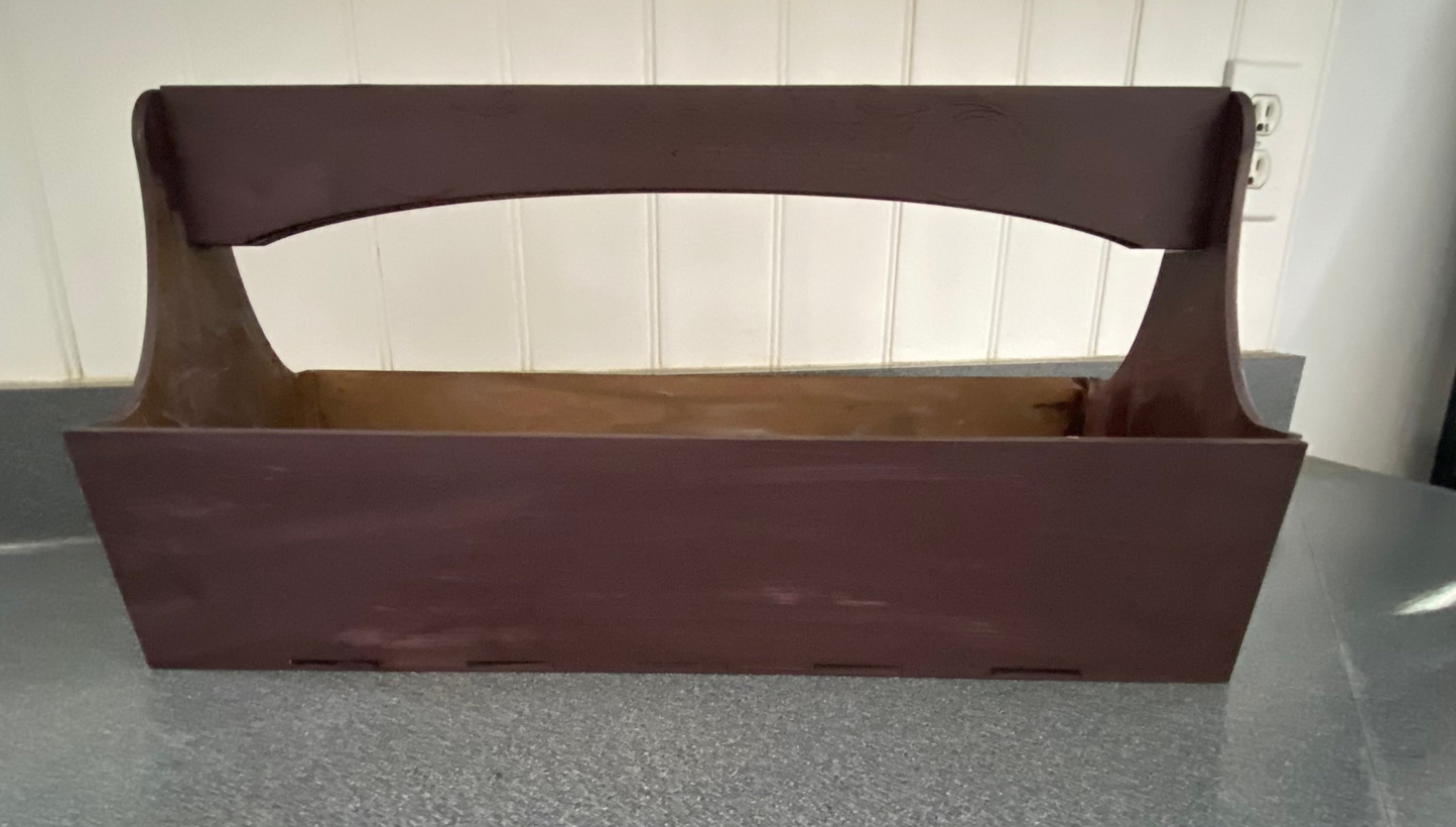 Maker’s Handled Tote Box – Creative Pairings Holiday Release (IOD La Folie Paint Inlay)