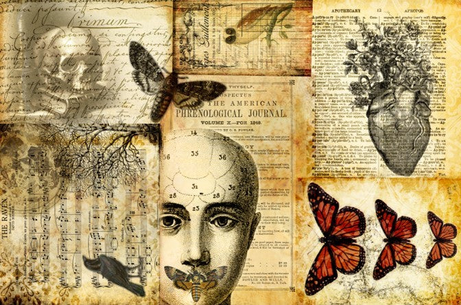 Halloween Masterboard Decoupage Paper - Roycycled