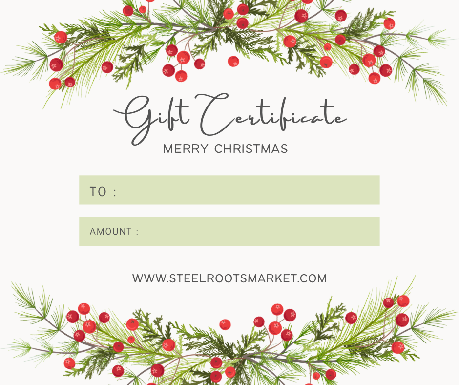 Steel Roots Market eGift Card - emailed