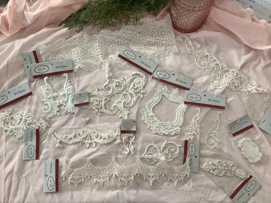 Nik·Art Embellishment Bundle No. 3 — Large (16 Pieces) | Rare European Decorative Castings
