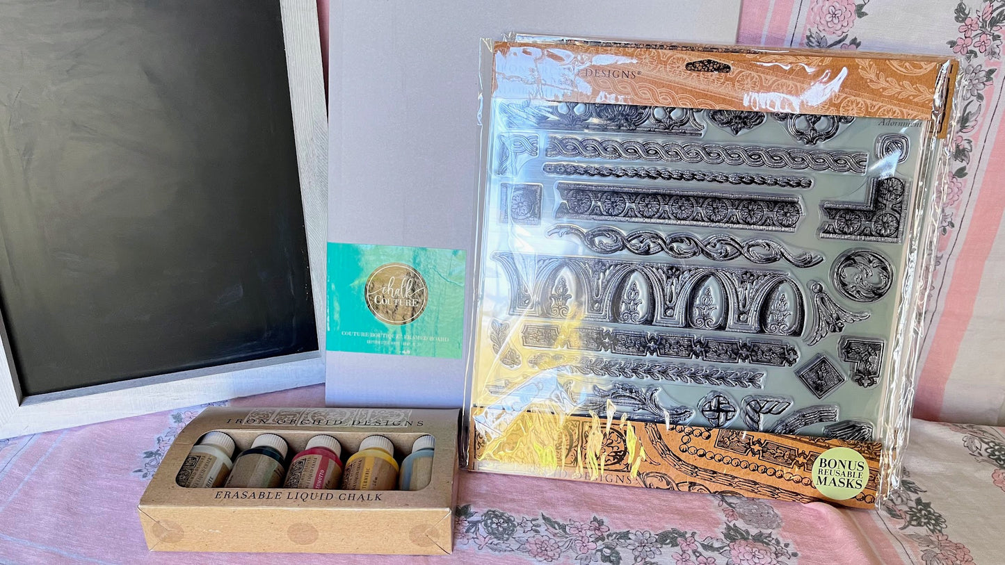 The Cottage Chalk & Stamp Bundle A curated creative set designed to help you begin—beautifully.