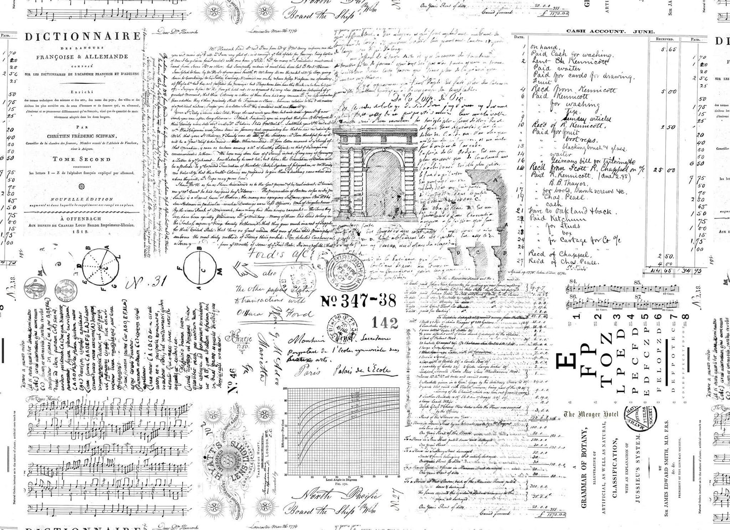 Typography Love- Decoupage Paper - Roycycled