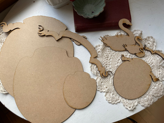 The Ribbon Frame Duo - Mdf DIY Surface