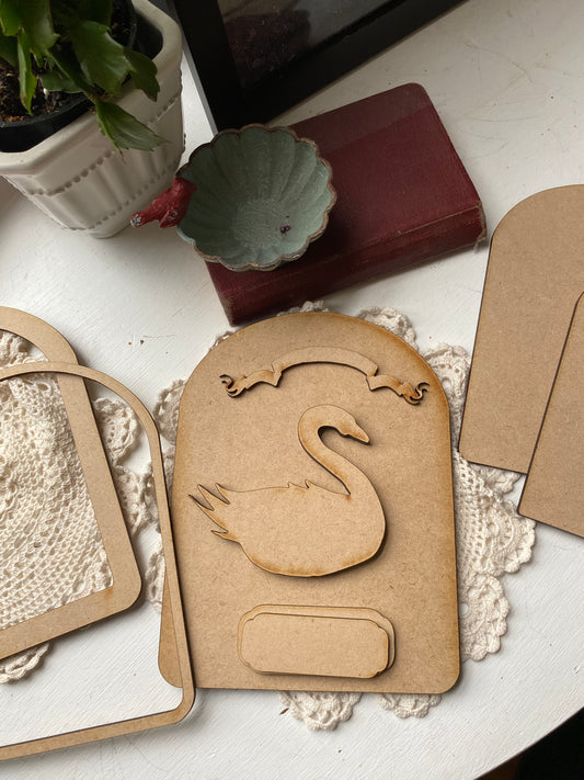 The Petite Arch Layered Frame - Mdf DIY Surface