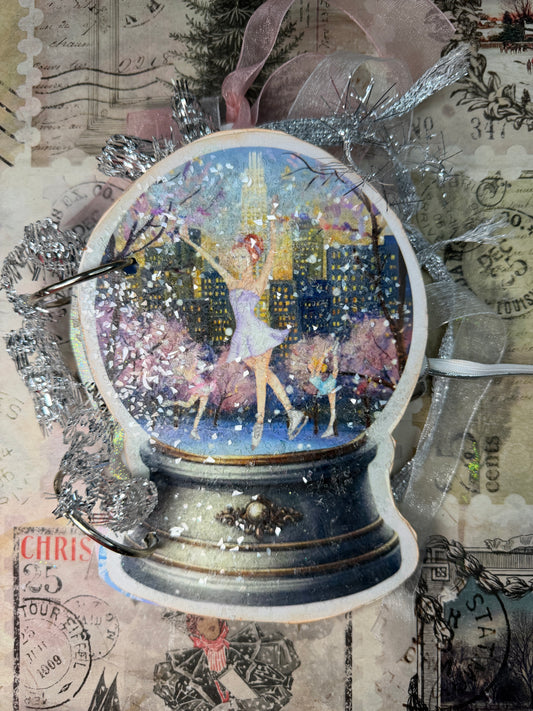 Snow Globe in the City — Papercraft Socials Journal Kit (Printed + Tutorial)