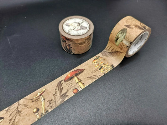 Vintage Mushroom Washi Tape